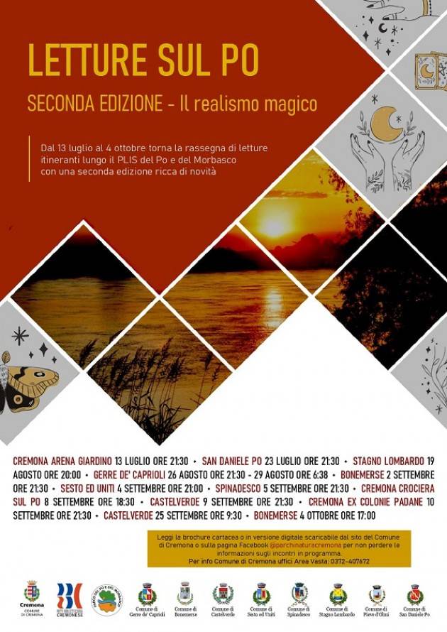 Seconda edizione di Letture sul Po, quest’anno va in scena il ‘realismo magico’  