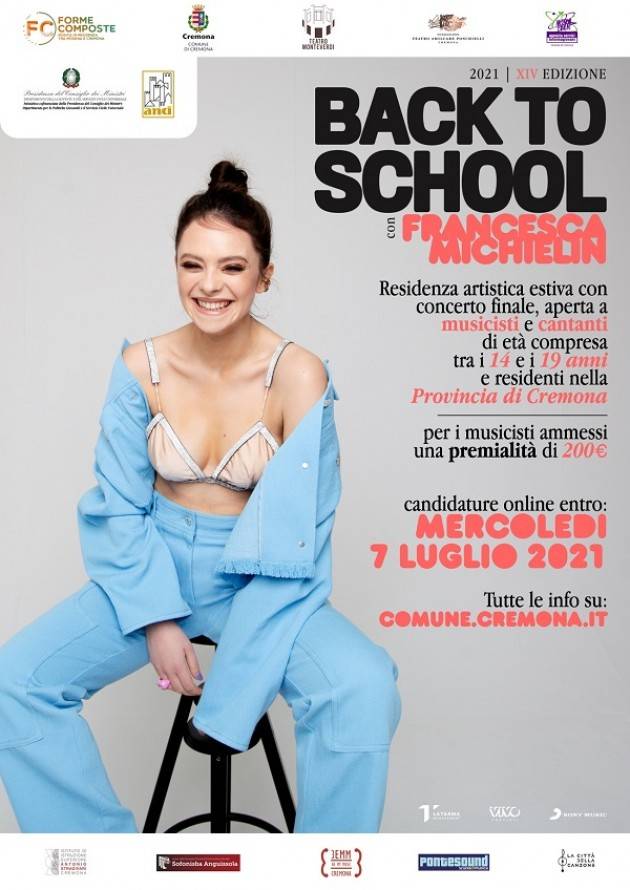 Cremona XIV edizione di Back to School, aperte le candidature per la selezione
