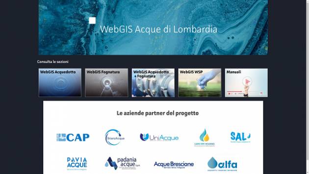 Padania Acque : WebGIS Acque di Lombardia, il Geoportale è operativo