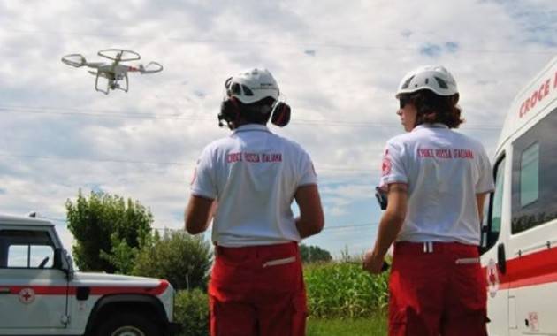 Croce Rossa pronta ad usare droni delivery per il trasporto di materiale sanitario urgente