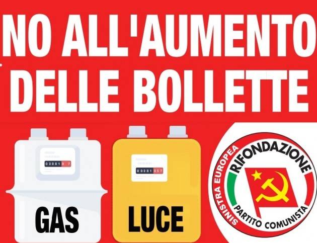 Stop all'aumento delle bollette | Rifondazione Comunista  Cremona