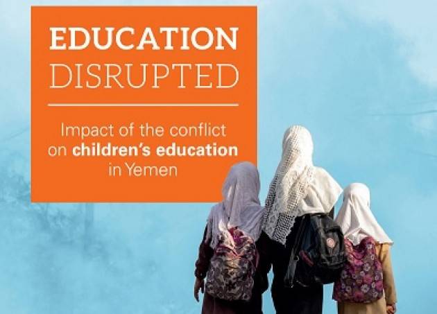 in Yemen il Inumero di bambini che affrontano interruzioni nell’istruzione potrebbe arrivare a 6 milioni