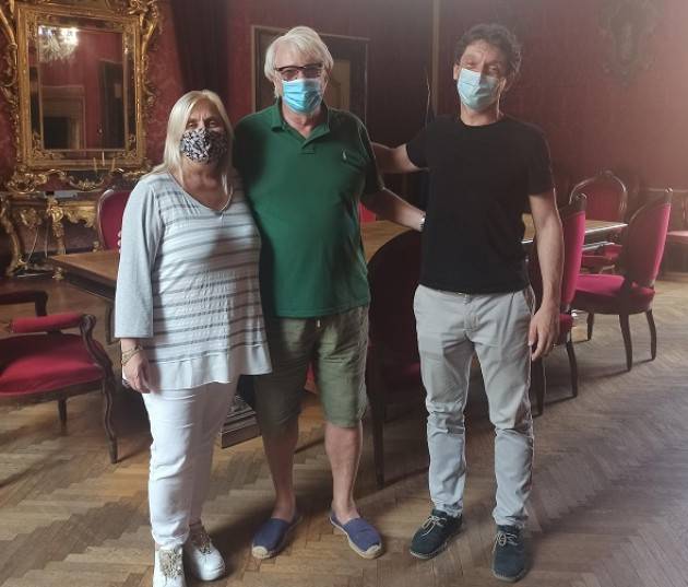 Cremona Accolto in Comune l'attore e regista Ricky Tognazzi