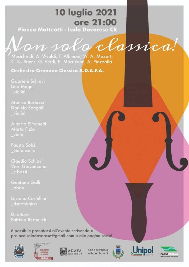 Isola Dovarese ADAFA presenta ‘ Non solo Classica ‘