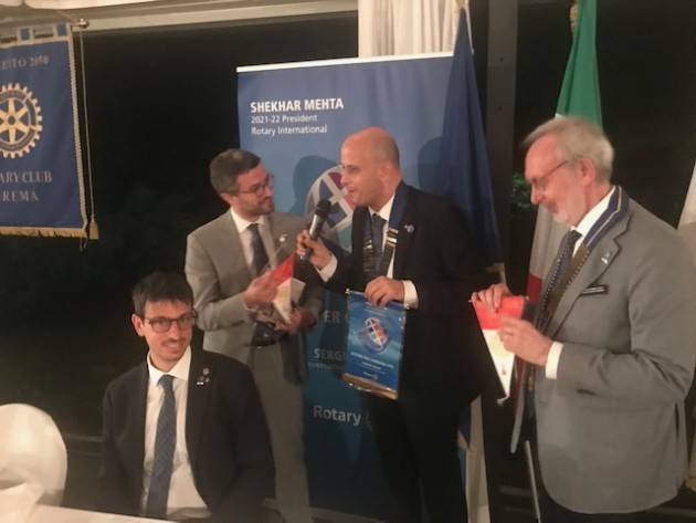 Tenuta lo scorso 6/7 conviviale anno rotariano 2021/2022, Rotary Club Crema
