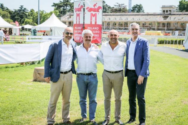 Antonello e Gazidis alla Milano Jumping Cup