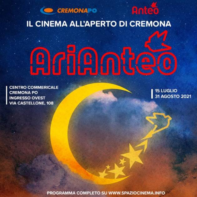 INSIEME AL CENTRO COMMERCIALE CREMONA PO AL VIA ARIANTEO, IL CINEMA ALL’APERTO