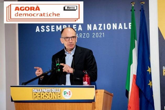 Pd, Enrico Letta: se perdo a Siena lascio. Partono le ‘Agorà democratiche.