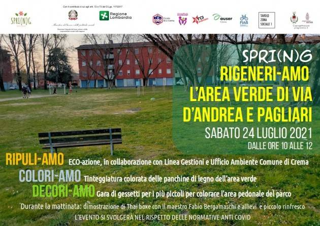 Crema SPRING - ecoazioni in via D'Andrea e Via Pagliari