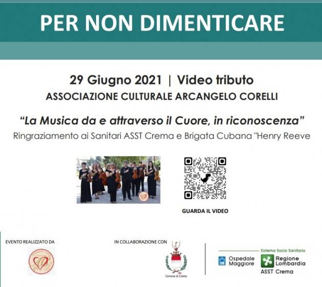 ASST CREMA - Video tributo Associazione Arcangelo Corelli