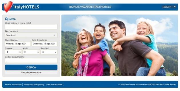 Quasi un milione di famiglie italiane sono andate in vacanza grazie al bonus