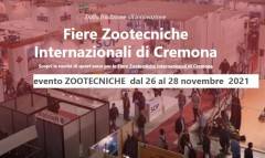 CremonaFiere Confermato l'evento ZOOTECNICHE  dal 26 al 28 novembre  2021
