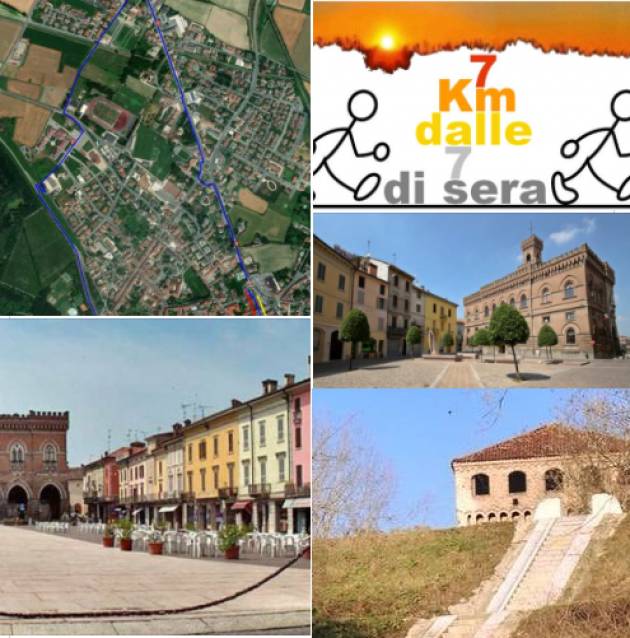  Camminata a passo lento di 7 km a Casalmaggiore giovedì 12 agosto.