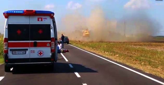 A RICENGO - SCHIANTO LUNGO LA 591: UN MORTO E UN FERITO