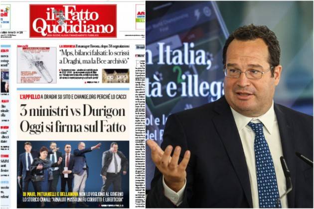 Durigon fuori dal governo! Firma la petizione del Fatto Quotidiano