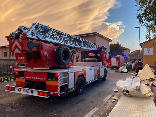 INGENTI DANNI A TREVIGLIO PER IL MALTEMPO - FOTO