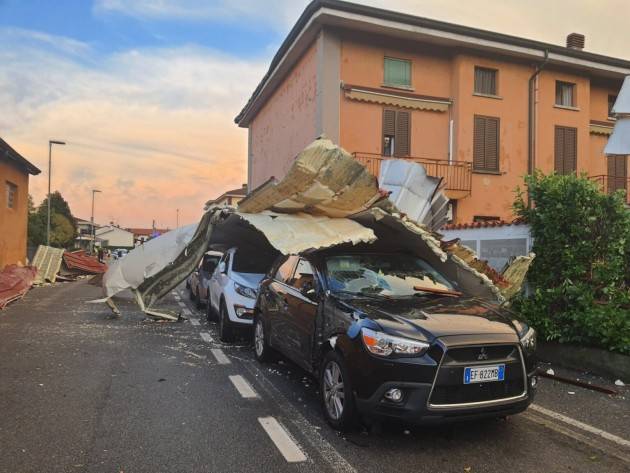 INGENTI DANNI A TREVIGLIO PER IL MALTEMPO - FOTO