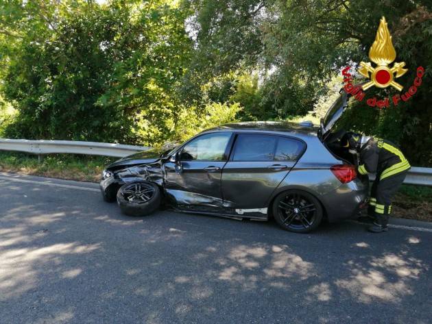 INCIDENTE A CRESPIATICA: TRE FERITI  -  FOTO