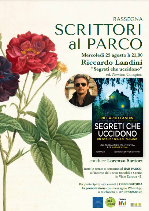 Crema Libreria La Storia   Riccardo Landini presenta 'Segreti che uccidono'