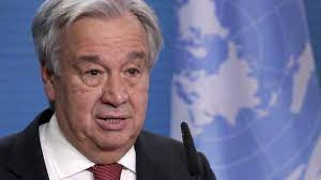 Di Maio sente il Segretario Generale dell’Onu Guterres