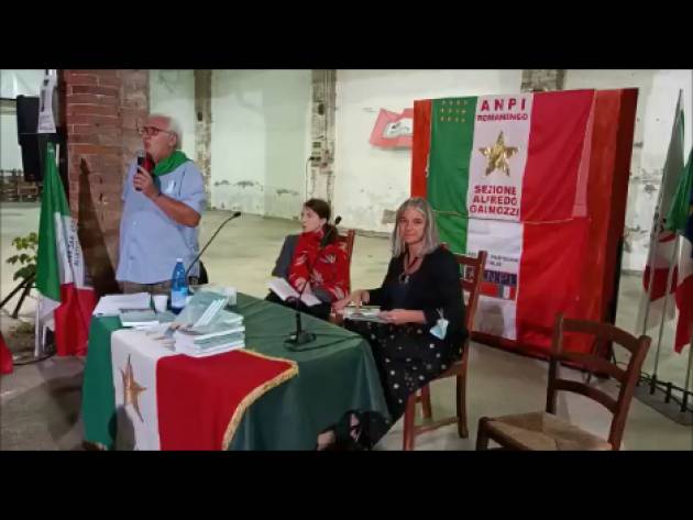 Anpi Crema Presentato alla Festa Unità 2021 il libro  Partigiani a Tavola  