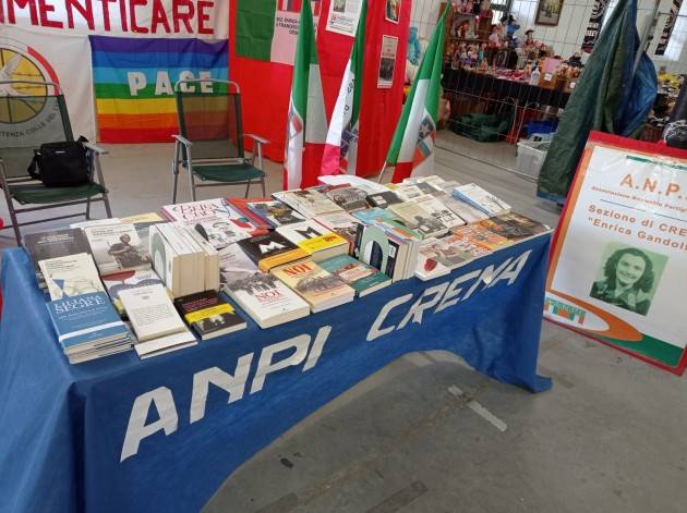 Anpi Crema Presentato alla Festa Unità 2021 il libro  Partigiani a Tavola  