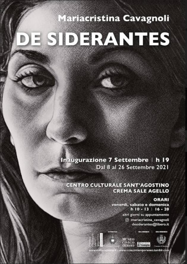 Crema DE SIDERANTES Mostra personale di Mariacristina Cavagnoli a cura di Superfluo