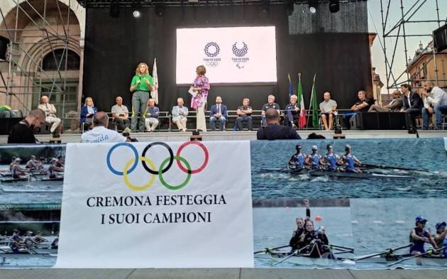 CREMONA HA CELEBRATO GLI ATLETI E I DIRIGENTI SPORTIVI TOKYO 2020 | GCStorti