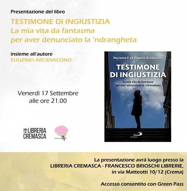 ECCO GLI EVENTI DELLA LIBRERIA CREMASCA