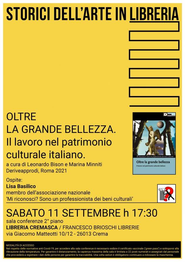 ECCO GLI EVENTI DELLA LIBRERIA CREMASCA