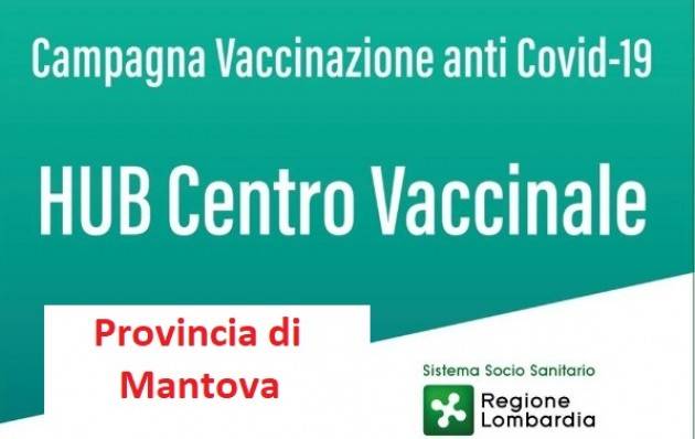 ATS VAL PADANA MN VACCINI ANTI COVID-19 | PROROGATO FINO AL 19 SETTEMBRE  