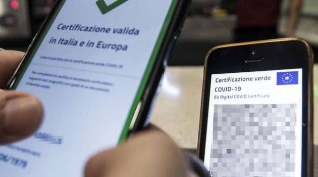 DAL 15 OTTOBRE GREENPASS OBBLIGATORIO SUI POSTI DI LAVORO
