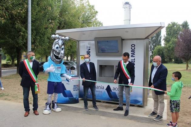 Bonemerse, Padania Acque : inaugurata la casa dell’acqua ‘Fonte del Parco’