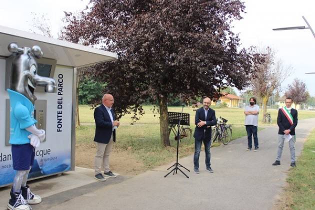 Bonemerse, Padania Acque : inaugurata la casa dell’acqua ‘Fonte del Parco’