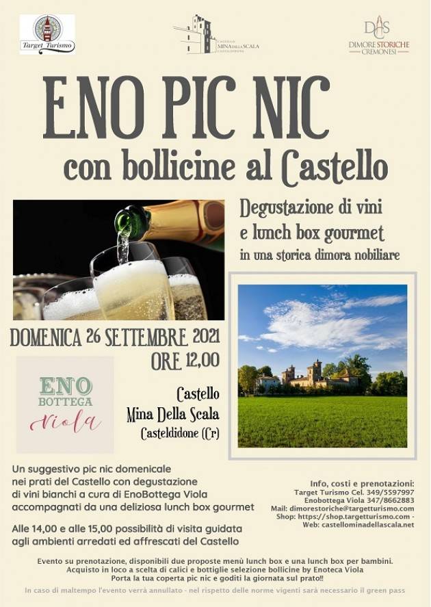 Casteldidone  Evento PicNic al Castello Mina Della Scala del 26 settembre 2021