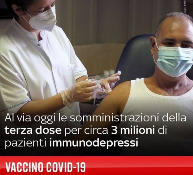 Lombardia: oggi al via la somministrazione della terza dose