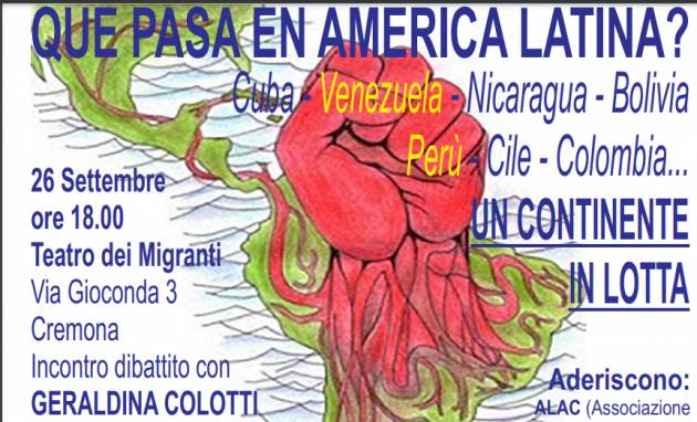Incontro a Cremona : stop al blocco economico contro Cuba