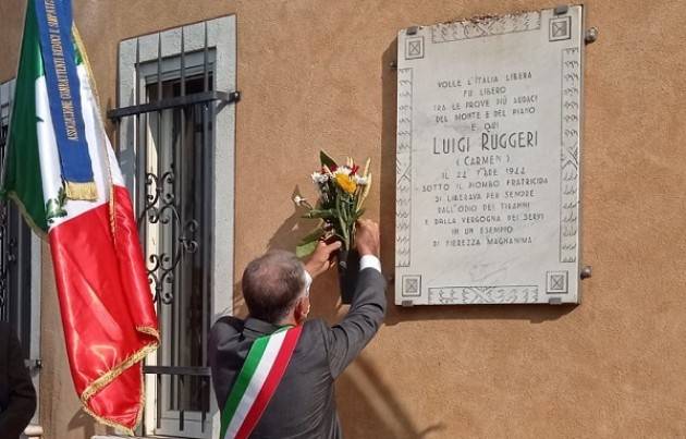 Il  partigiano ‘Carmen’ ricordato a Pozzaglio nel 77° anniversario fucilazione.