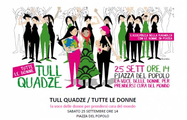 Donne Cremonesi a Roma alla manifestazione Tull Quadze