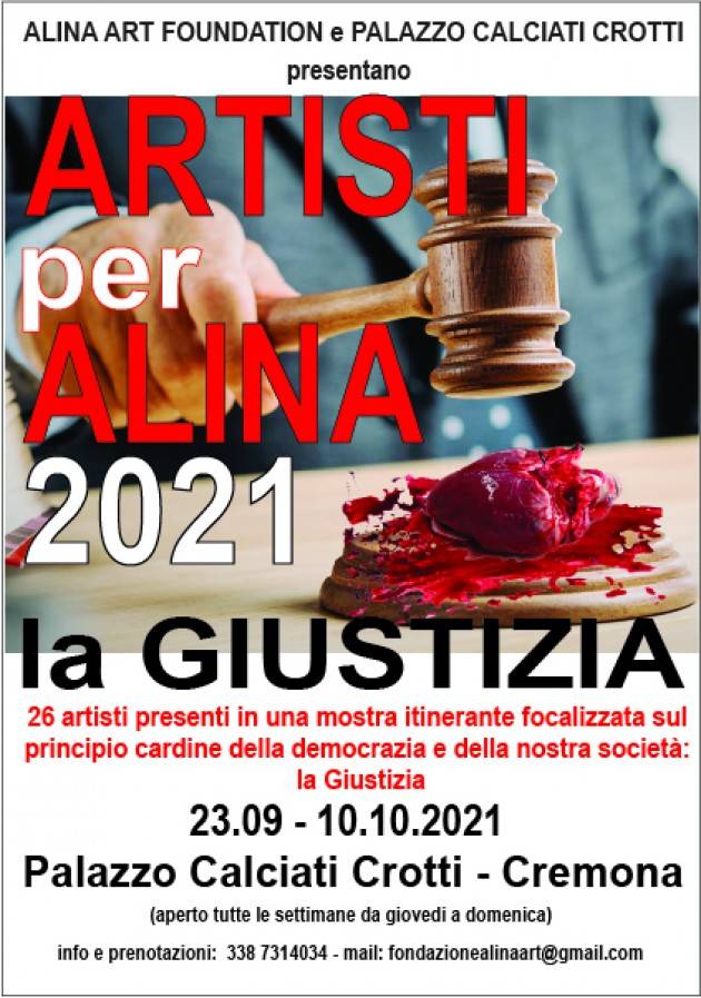 INAUGURATA  A CREMONA ‘GIUSTIZIA’ : mostra di arte contemporanea 