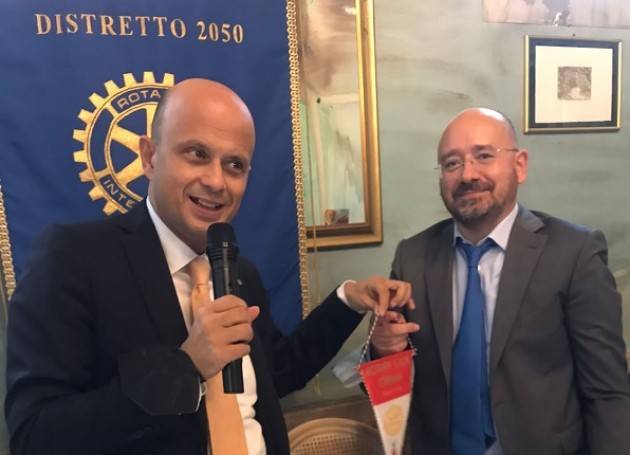 Marco Marcarini, al Rotary Club Crema, incontro su banca-impresa dopo covid