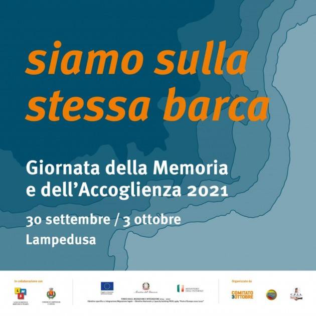 Cremona Pianeta Migranti. Lampedusa 3 ottobre, giornata memoria e accoglienza.