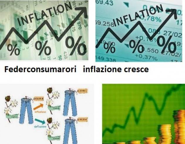 Federconsumatori Inflazione: il tasso al +2,6%, al top da ottobre 2012