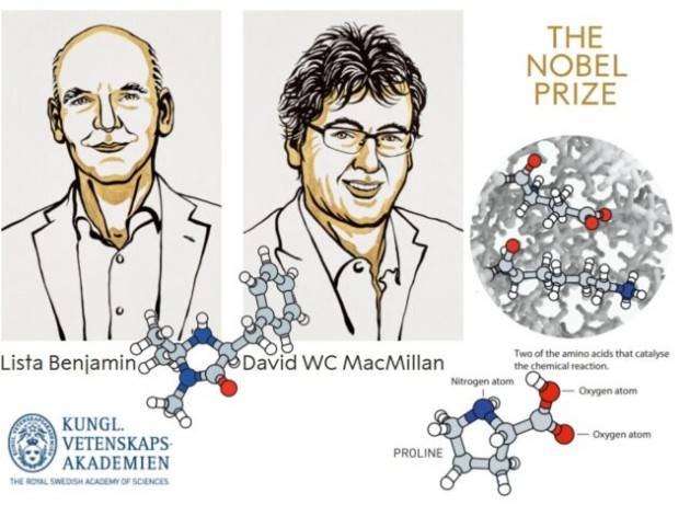 Premio Nobel alla chimica verde: vincono List e MacMillan, costruttori di molecole