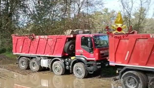 Lodi VV.F. Terminata esercitazione Gruppo Operativo Speciale con mezzi speciali