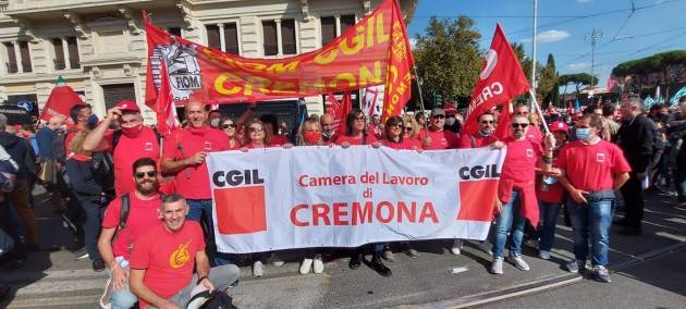 La telefonata con Pedretti (Cgil CR) dalla manifestazione antifascista di Roma 
