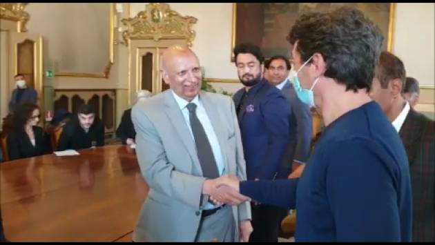 CR Il Sindaco incontra  Governatore Punjab pakistano, Chaydray Muhammad Sarwar