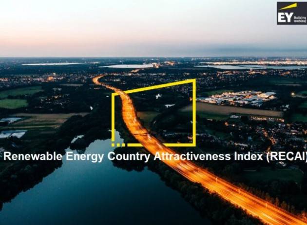 Italia al 13esimo posto per attrattività per gli investimenti in energie rinnovabili