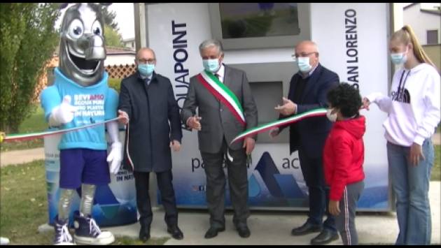 Pozzaglio , Padania Acque : inaugurata la casa dell’acqua Fonte San Lorenzo (video)
