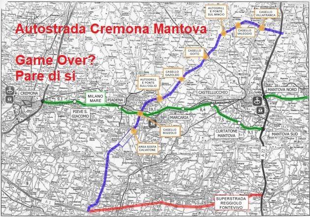 Autostrada Cremona Mantova. Degli Angeli e Fiasconaro (M5s Lomb):Empasse